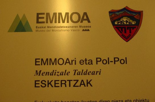 Inauguración de la exposición en Bergara