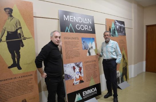 Exposición Mendian Gora en Legazpi