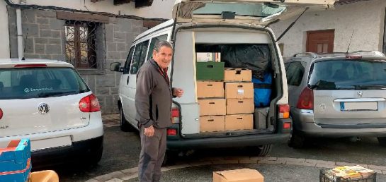 Gregorio Ariz da ejemplo con una gran donación