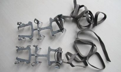 Crampones utilizado en el Mont Blanc y al Cervino