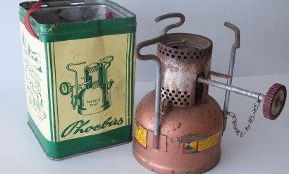 Hornillo japonés utilizado en la ascensión al Cervino